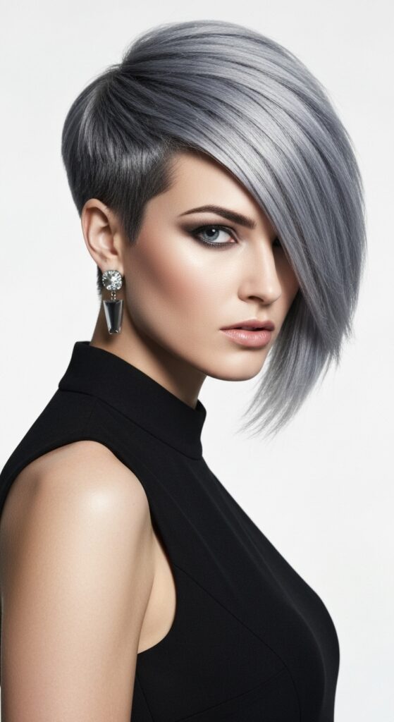 Asymmetrical Pixie Cut