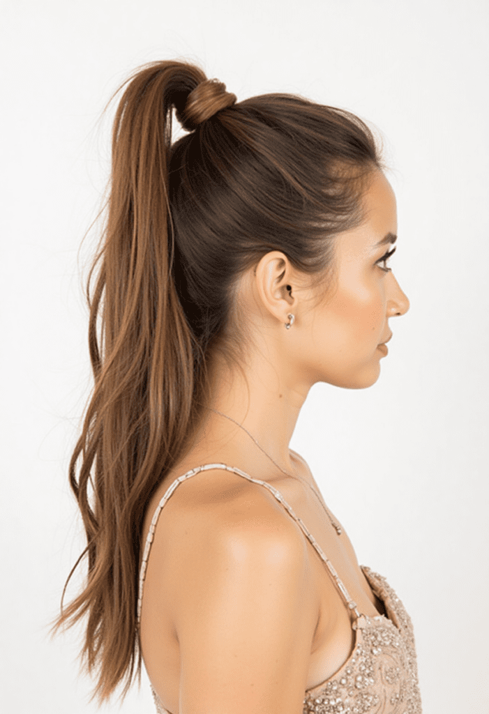 Half-Up Space Buns