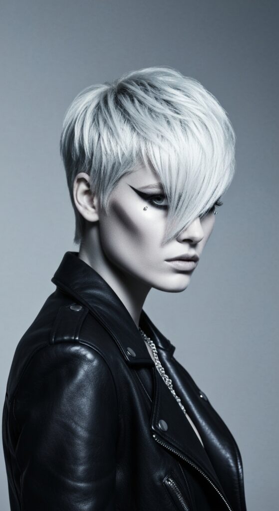 Platinum Textured Pixie