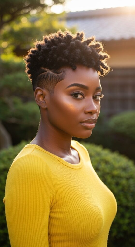 Tapered Pixie for Natural Hair