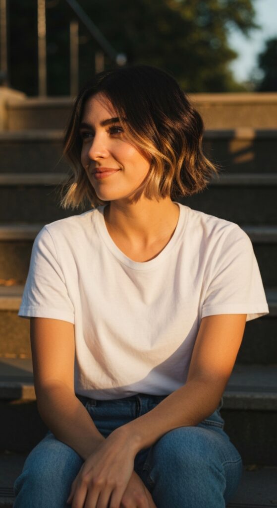 Wavy Grown-Out Pixie