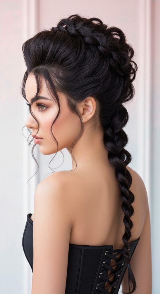 Corset Braid Half-Up
