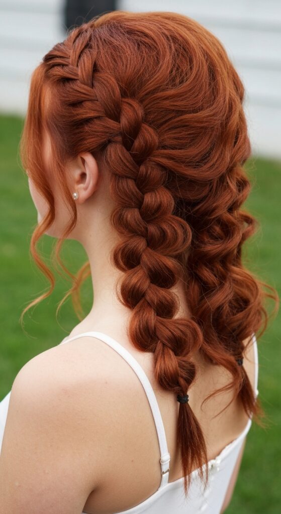 French Braid Waterfall Combo