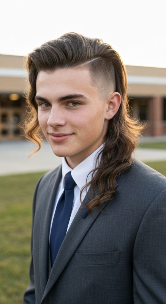Half-Up Faux Hawk
