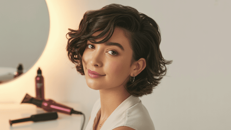 How to Style Short Hair with Curls