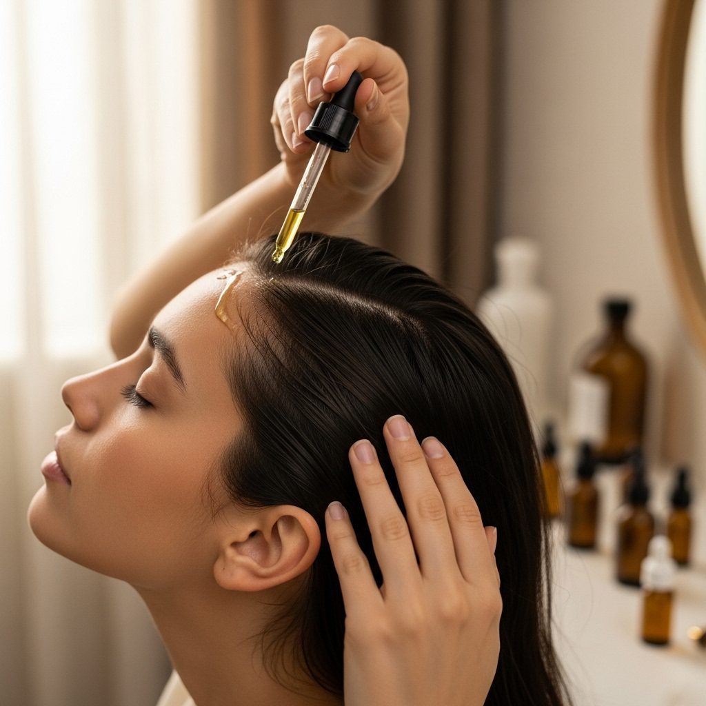 Scalp Oiling for Hair Growth