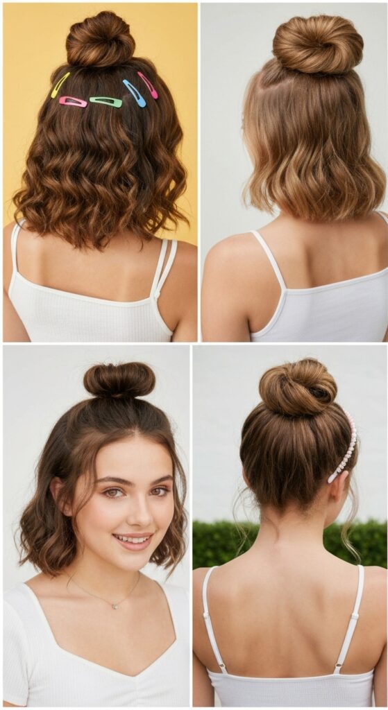 Top-Knot Half-Up