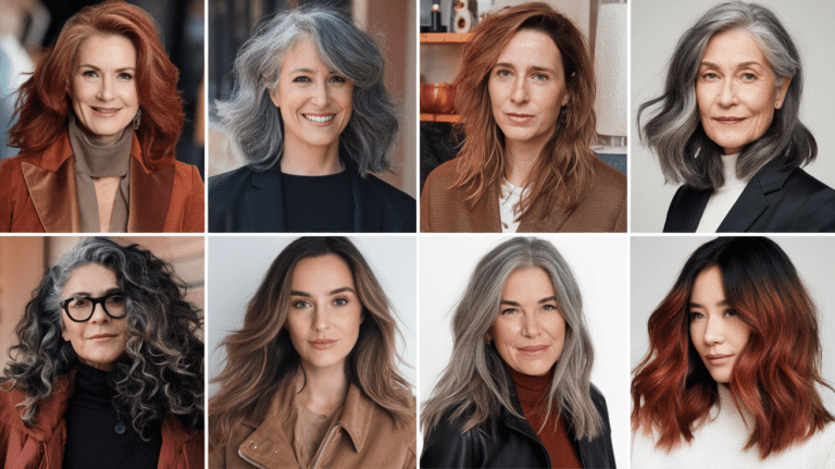 fall hair color ideas 2025 for women over 60