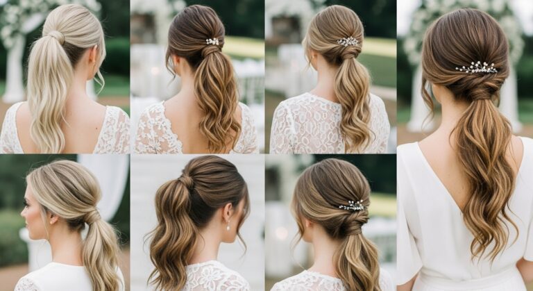 Ponytail Looks for Bridesmaids